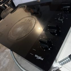 Whirlpool electric cooktop stove