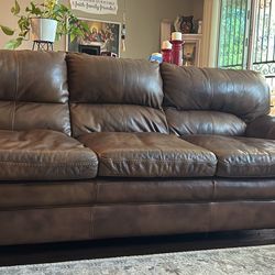 Leather Sofa And Loveseat