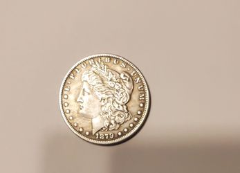 1879 Morgan Silver Dollar Coin