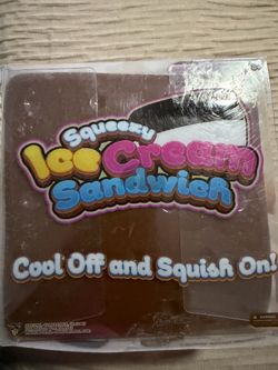 TysToy Ice Cream Sandwich Squishy Squeeze Ball Stress Reliever 4in