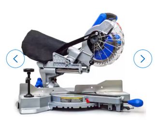 Kobalt Compact 7-1/4-in 10-Amp Single Bevel Sliding Compound Corded Miter Saw