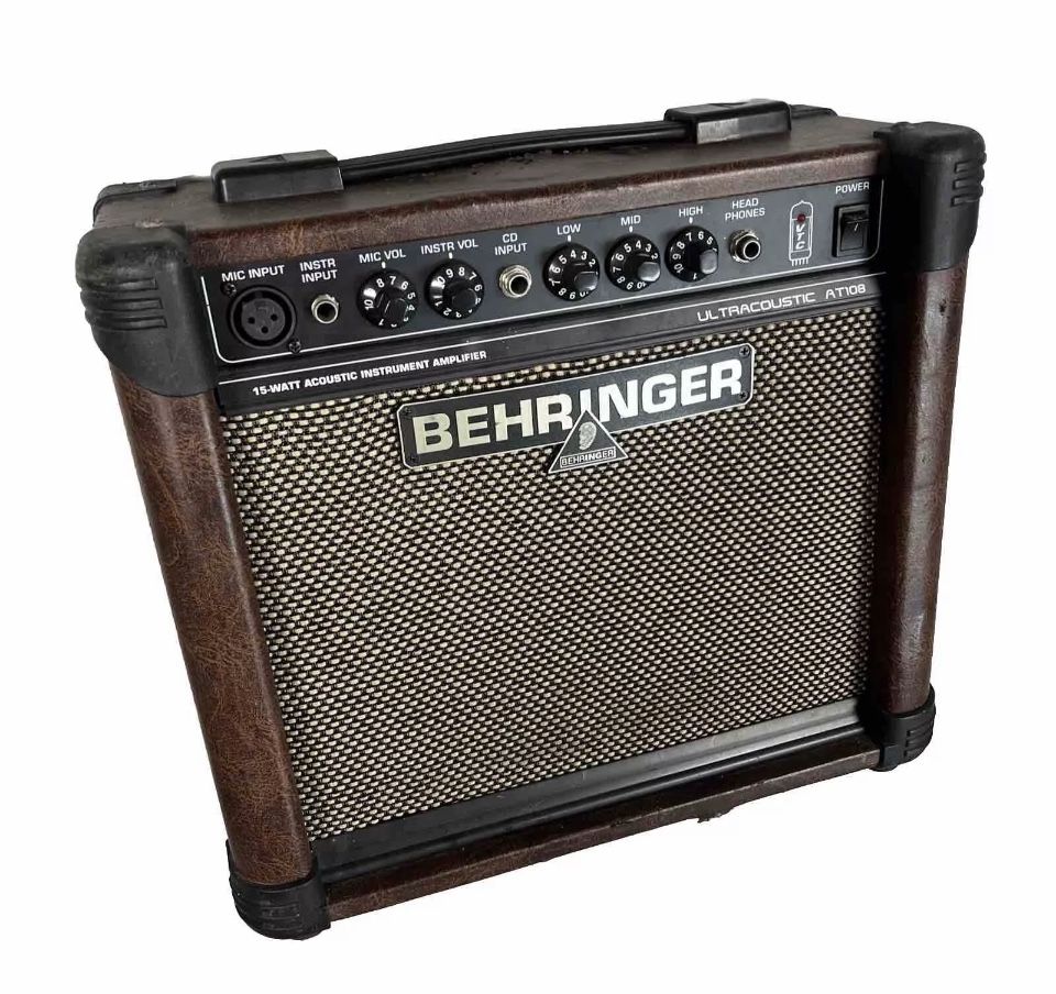 Vintage Behringer Ultracoustic AT108 Guitar Amp 15 Watt