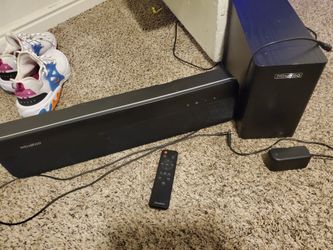 Mindkoo subwoofer and sound bar