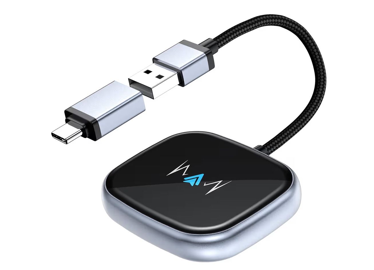 Wireless Android Auto Adapter, Wireless carplay Adapter, Latest NFC Touchscreen Connectivity, Wireless Plug-and-Play for Android Devices (Android 11 a