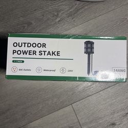 Outdoor Power Stake 