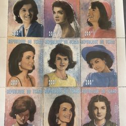 Jackie Kennedy Collector Stamps 