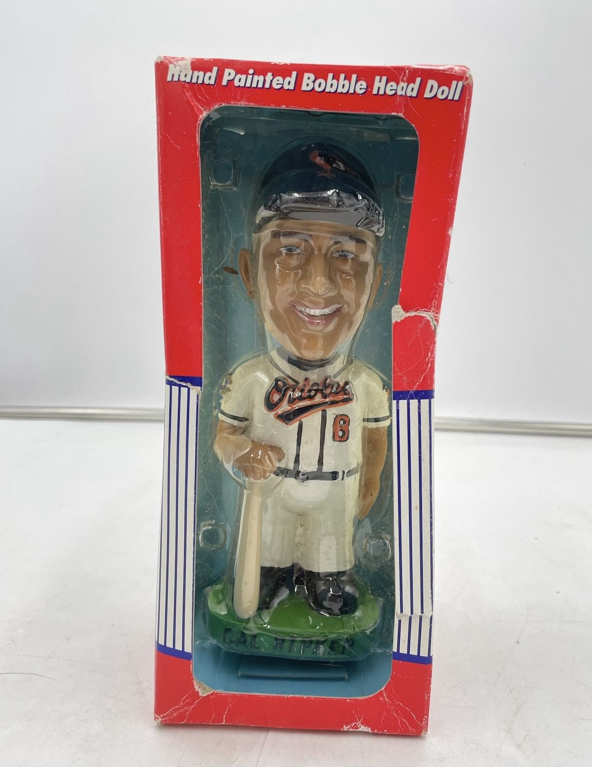 New in box Cal Ripken MLB Baltimore Orioles baseball player bobble head