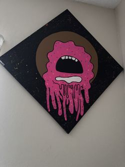 Original Moonzy On The Moon Painting