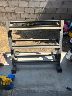 3 tier dumbbell rack
