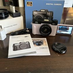 4k Digital Camera And Mic Set