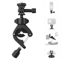 TELESIN Camera Mount Clamp Handlebar Adapter Rotatable for GoPro 12/11/10/9/8/7