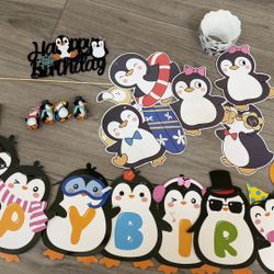 Penguins Birthday Party Decorations 