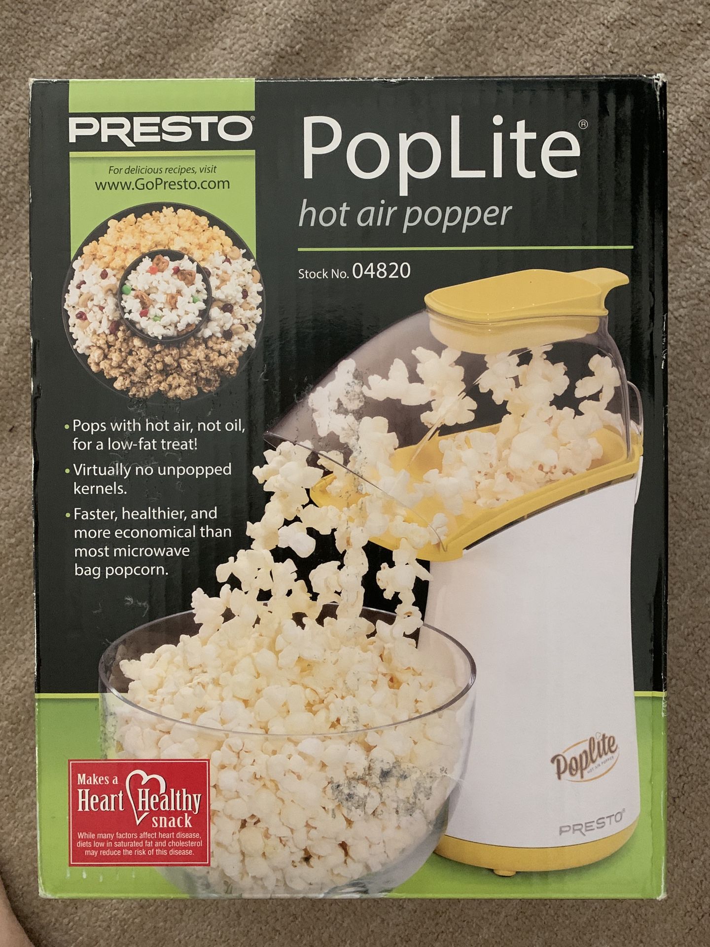 Popcorn Machine (PopLite Hot Air Popper)