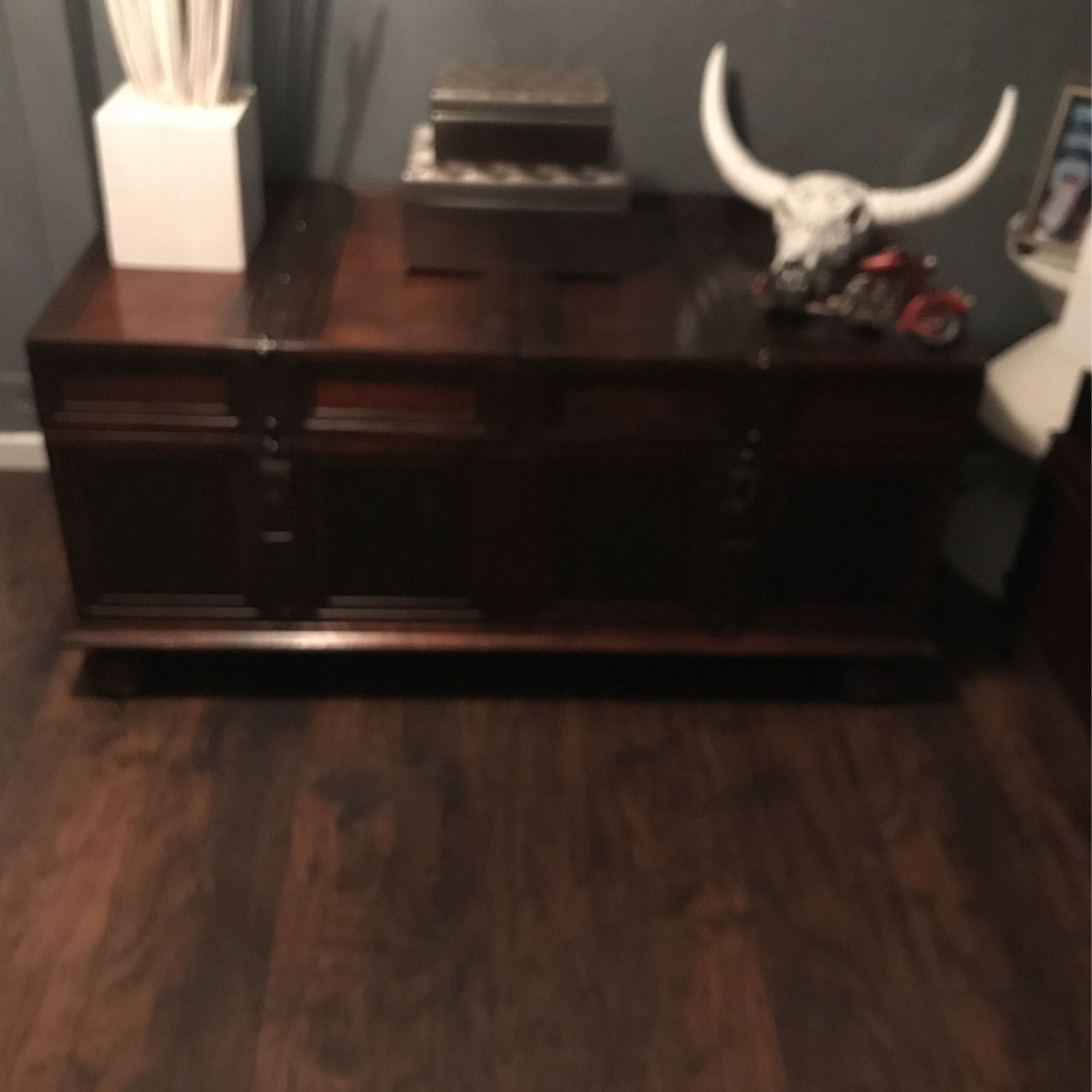 Brown  Coffee  Table With  Storage 