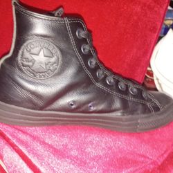 Converse Chuck Taylor All Star Black Leather 