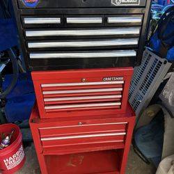 toolboxes-  2 - Craftsman and 1 - kolbalt tool chest 