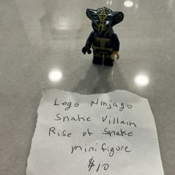 Lego Snake Villain Mini Figure 