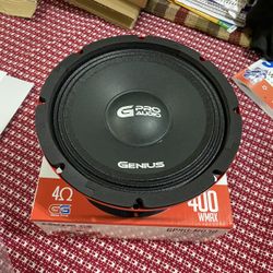 New 8” Genius Audio Slim Midrange Loud Speaker $45 Each 