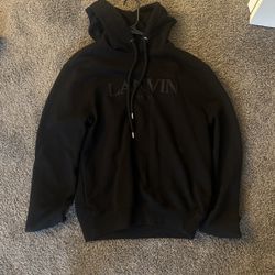 Black LANVIN hoodie Size M