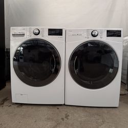 LG Washer And Electric Dryer Laundry Set