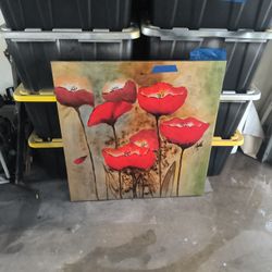 Floral Painting ( Popi Flower)