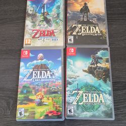 Legend of Zelda Nintendo Switch lot