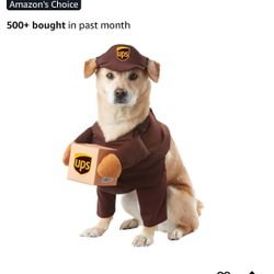UPS Driver Dog Costume