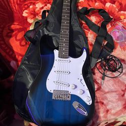 Zeny 39” Full Size Electric Guitar Blue