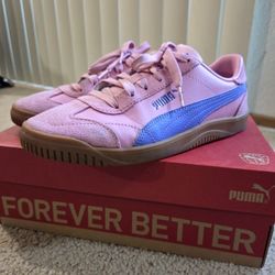 Puma Sneakers - Junior Size 6 - Women's Size 7/7.5 - Suede Pink Purple