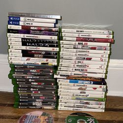 Lot Of 51 Video Games. Xbox One, Ps4 And Xbox 360