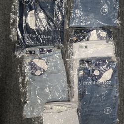 Blue Aged Brand Jeans