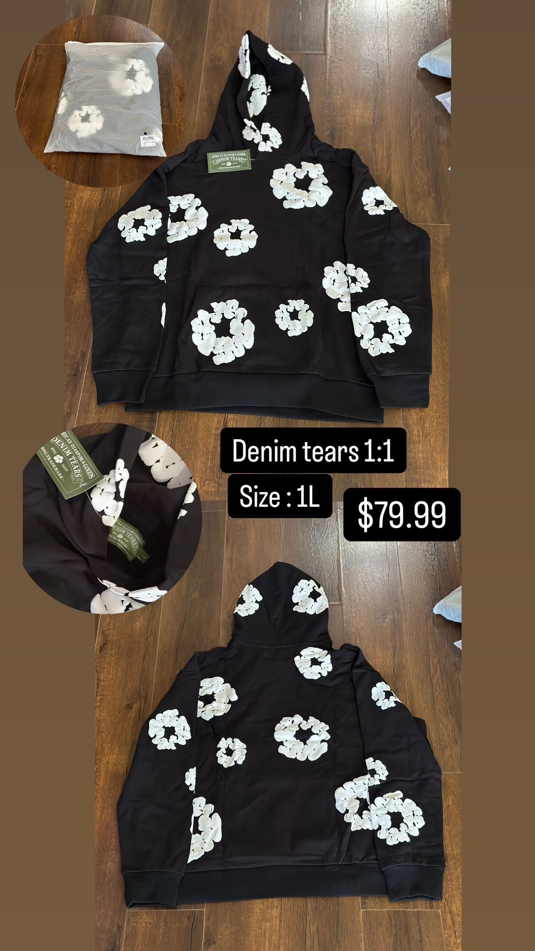 Denim Tear Hoodies