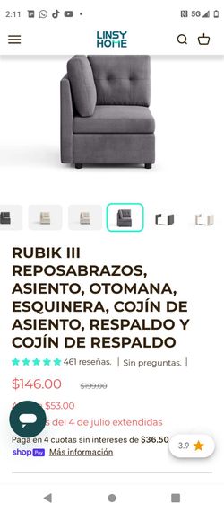 Sofa de muestra los tengo en caja $90