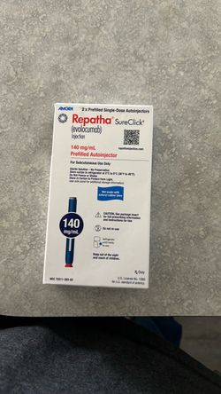 Repatha SureClick Evolocumab 140mg/mL Autoinjector