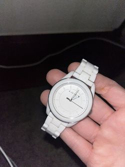 Coach Watch - White 