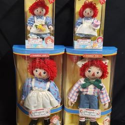 2004 Brass Key Raggedy Ann&Andy Porcelain Collection