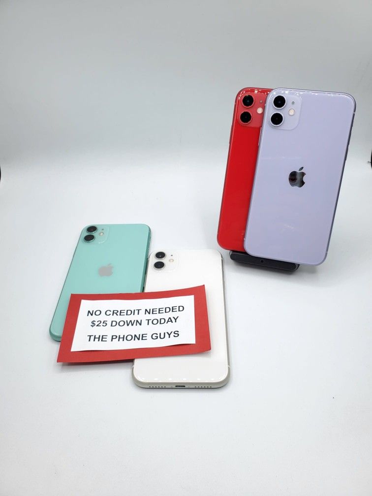 Apple iPhone 11 $25 Down To Take Home Today Pay The Rest Later