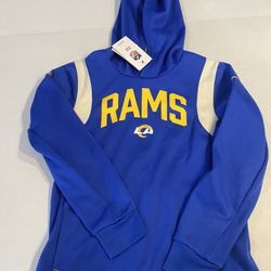 Los Angeles Rams Hoodie Nike Therma Fit Pullover Sweatshirt NFL Youth  Medium