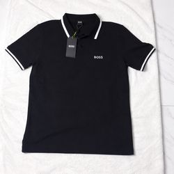 Black Hugo boss polo