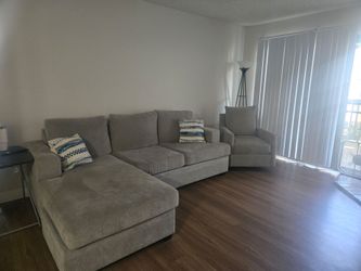 Sofa and rocking chair for sale