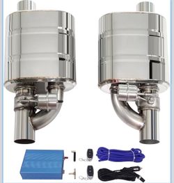 Universal Valved Exhaust Muffler Kit – Brand New / Never Used