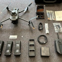 DJI Mavic 3 Enterprise Drone with RTK, case, and full outfit