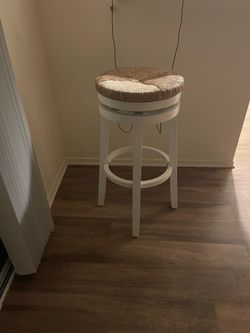 Wicker Swivel Barstool