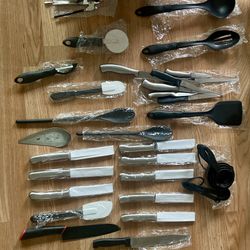 New Knife Set and Kitchen Items 