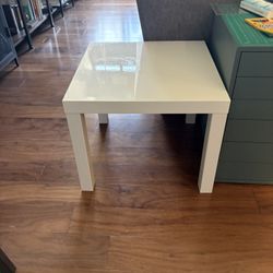 Small White IKEA Lack Table