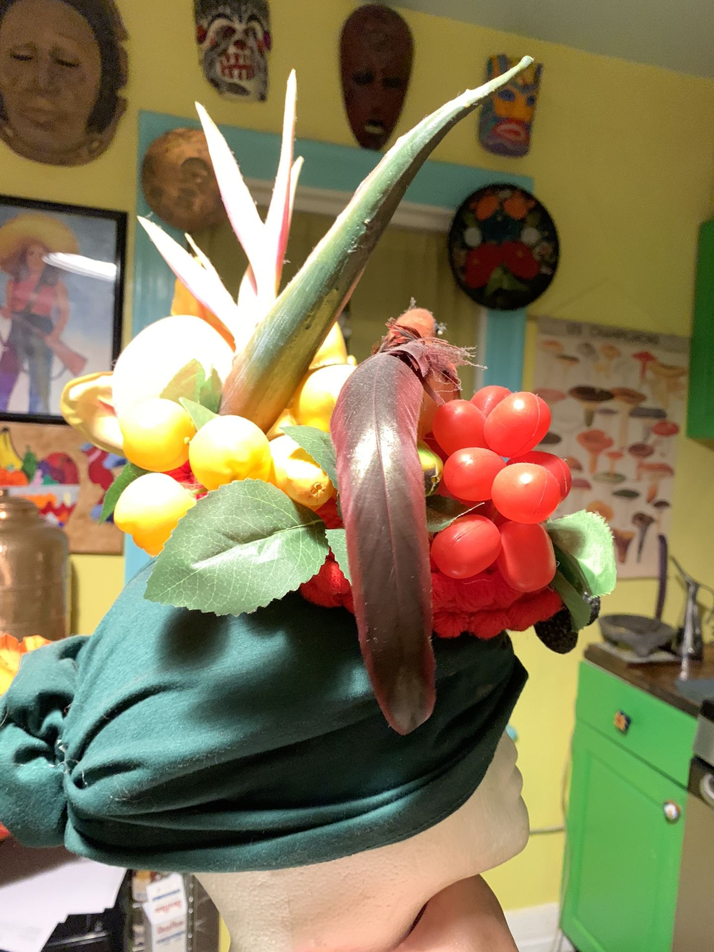 Carmen Miranda Head Piece For Halloween Or Costume Party