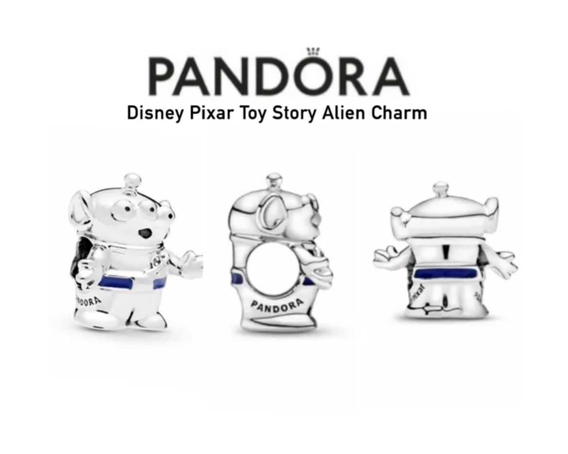 PANDORA Disney Pixar Toy Story Alien Charm w/box