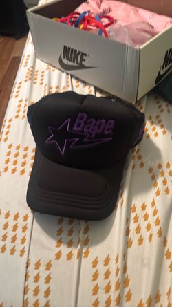 Purple Bape Hat