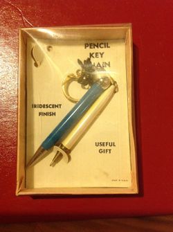 Vintage pencil key chain