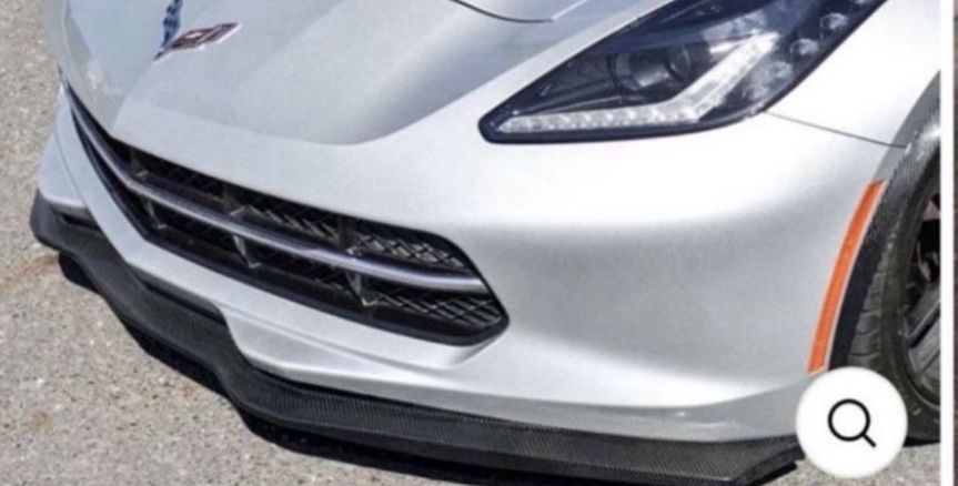Corvette C7 Stage 2 Front Splitter Carbon Fiber